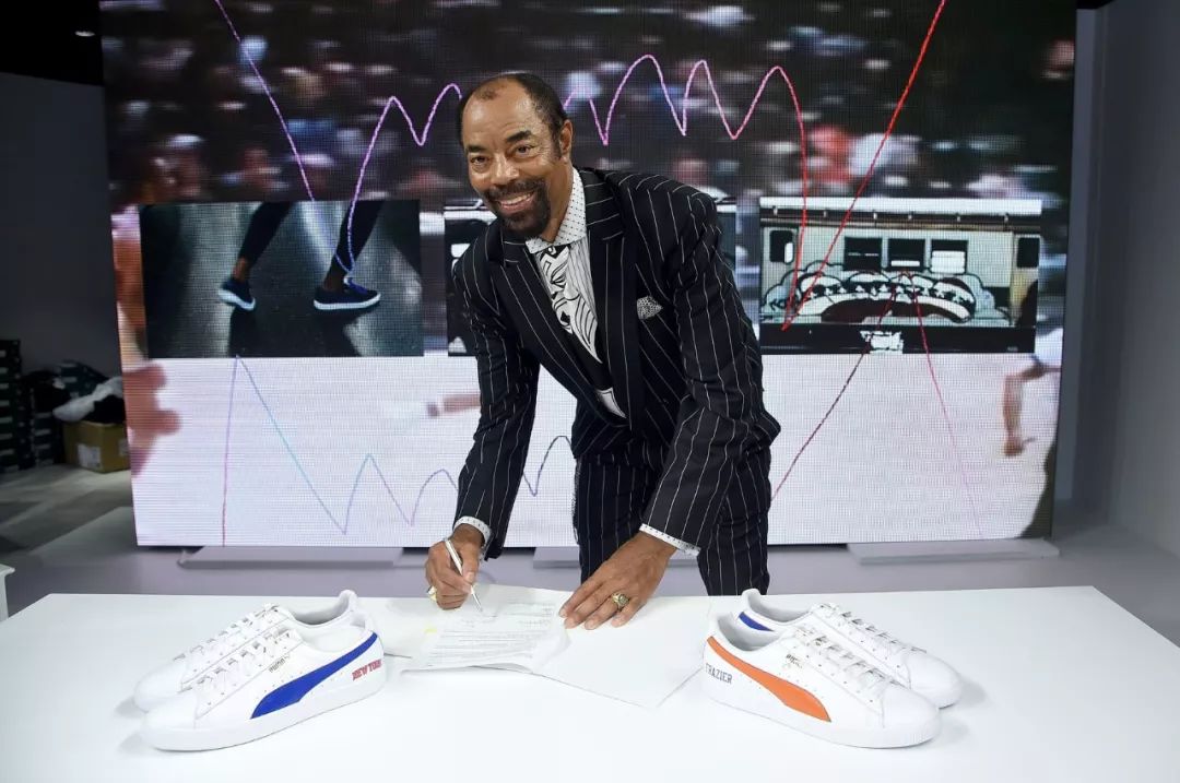 puma首位代言人walt frazier(沃尔特·弗雷泽)