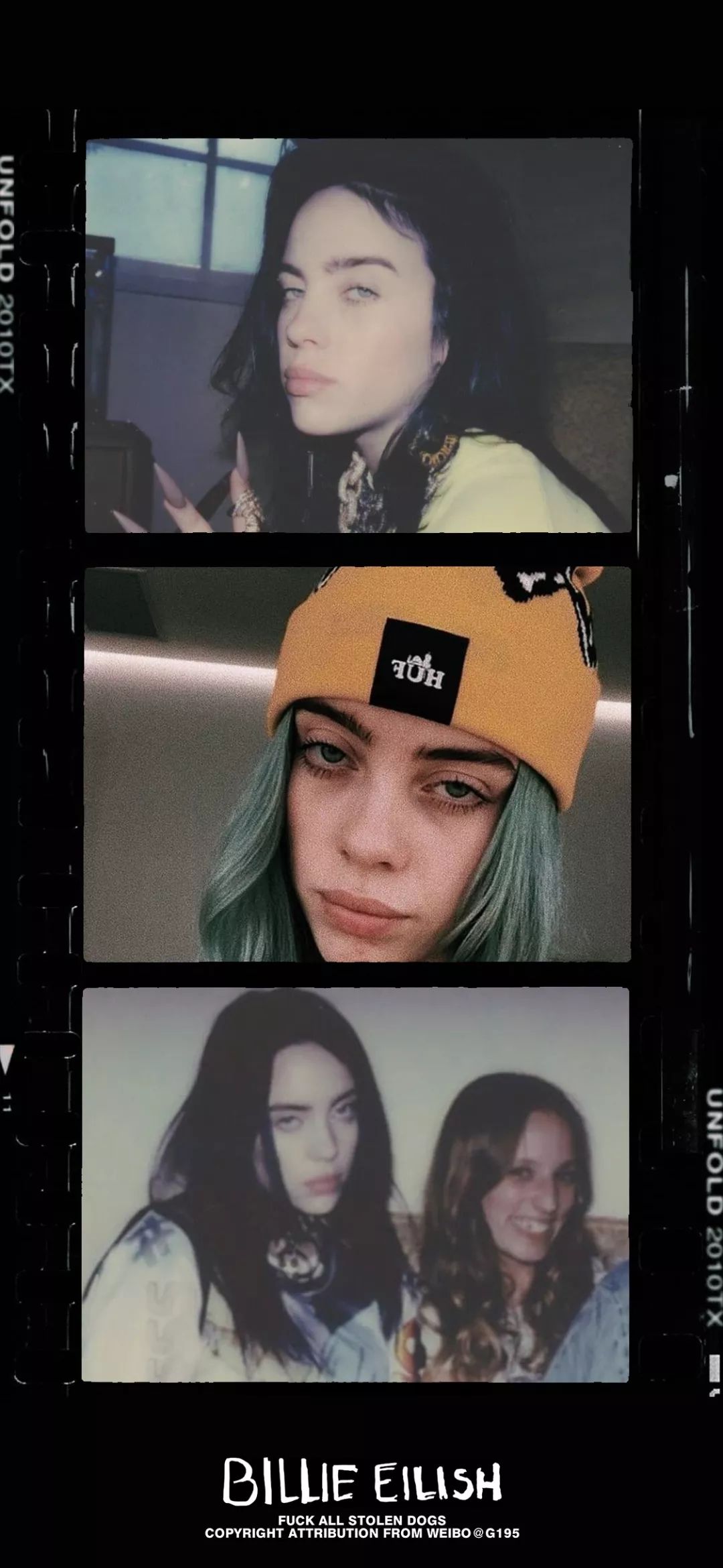 壁纸丨手绘动漫版碧梨billie eilish,来了!