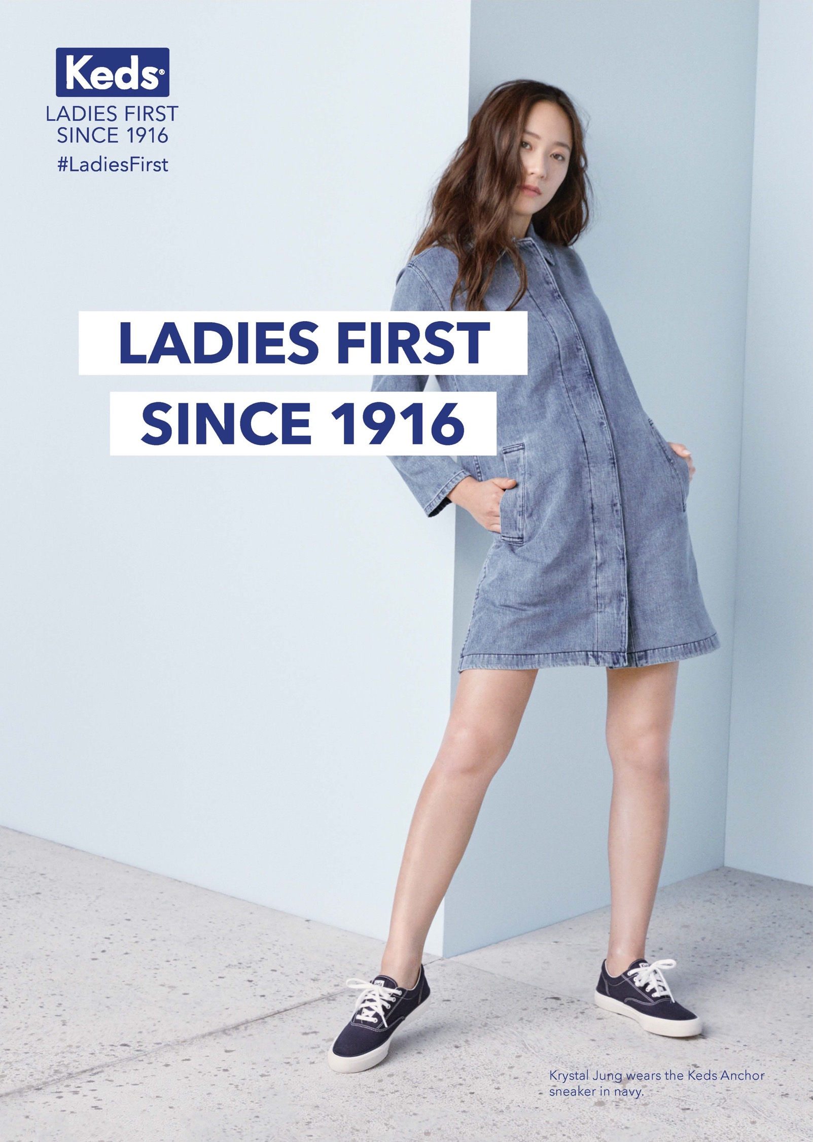 keds 品牌代言人krystal jung 郑秀晶