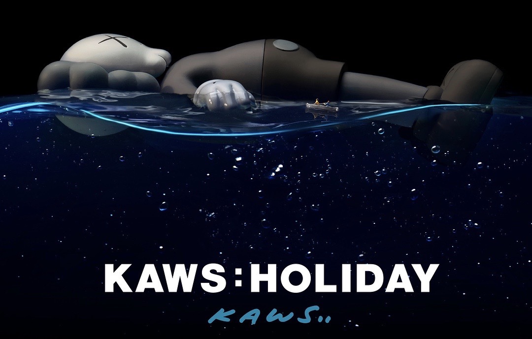 kaws巨型水上漂浮companion你不打卡拍照?
