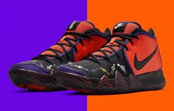 day of the dead有点帅!nike kyrie 4全新万圣节版本今日亮相!