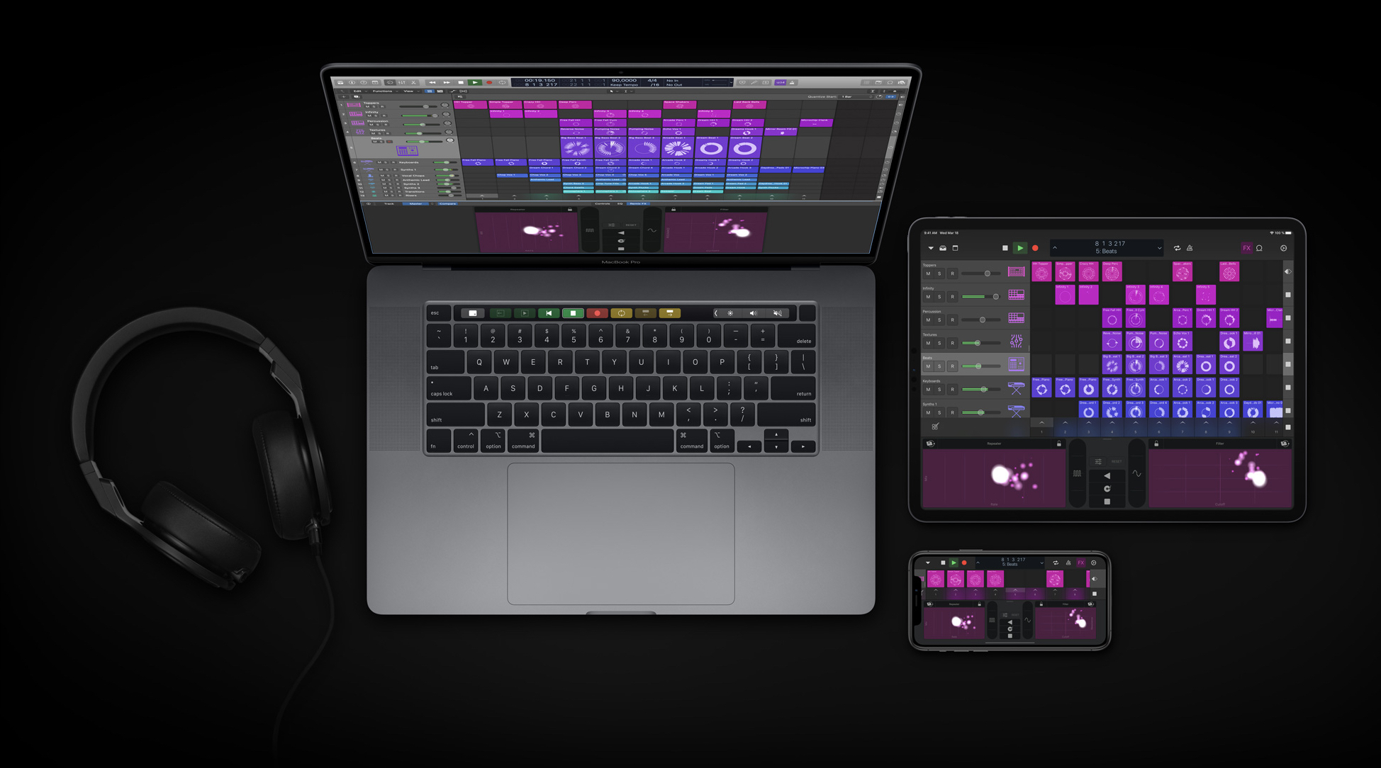 apple 推出 logic pro x 10.5 版本,造福专业音乐人和