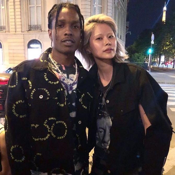 不光如此,安雅凛还和a$ap mob厂牌旗下的a$ap rocky,playboi carti都