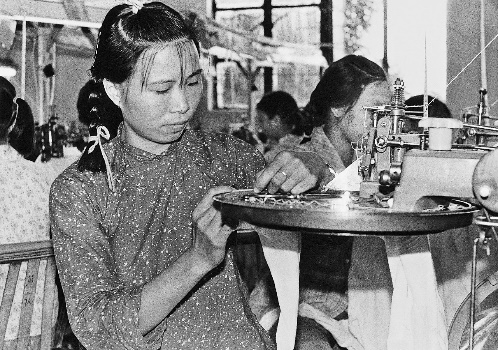 90年代广东一家纺织厂