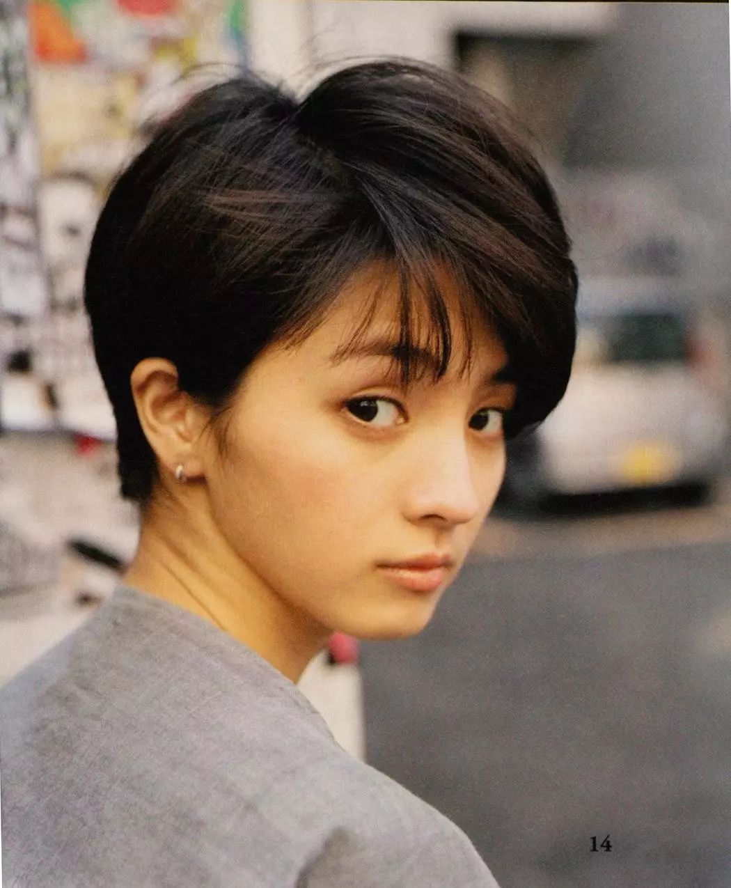 满岛光:日本最好看的短发女孩可能就是她了!